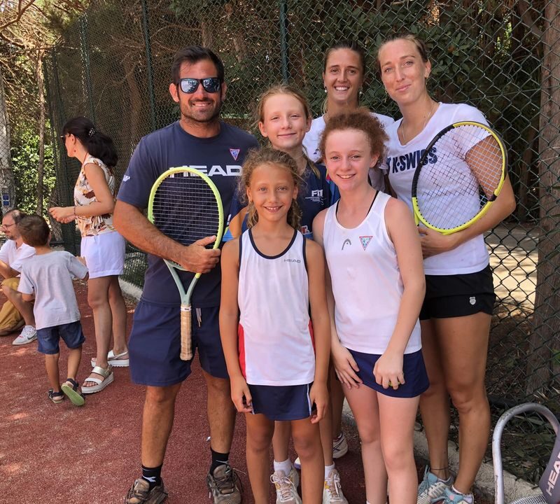 Al Palermo Ladies Open le bambine siciliane dagli 8 ai 10 anni incontrano le tenniste. Presenti 3 nostre tesserate