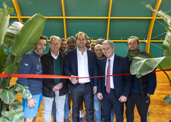 Inaugurato il campo indoor
