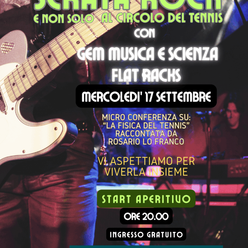 Mercoledì 17 settembre, serata Rock al Circolo