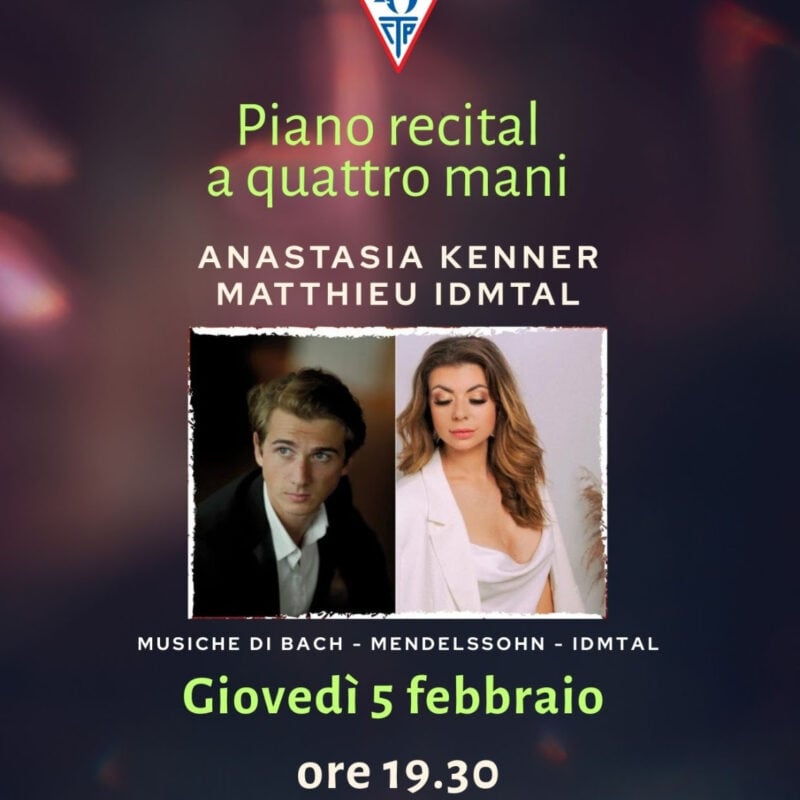 Aspettando il Centenario, concerto di pianoforte giovedì 5 febbraio