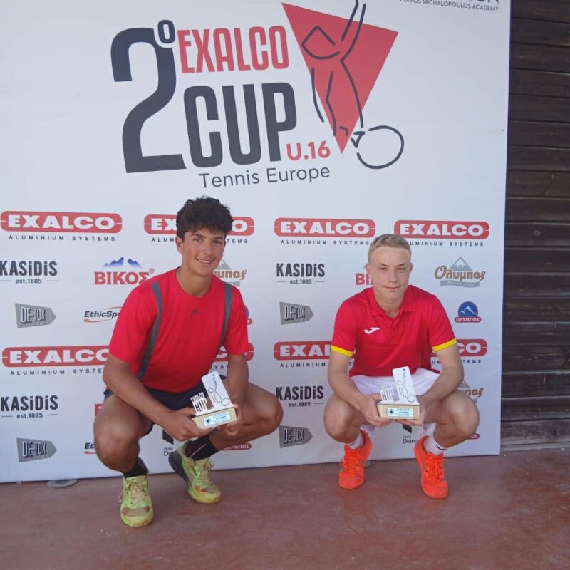 Circuito T.E under 16: successo di Carroccio nel doppio a Larissa