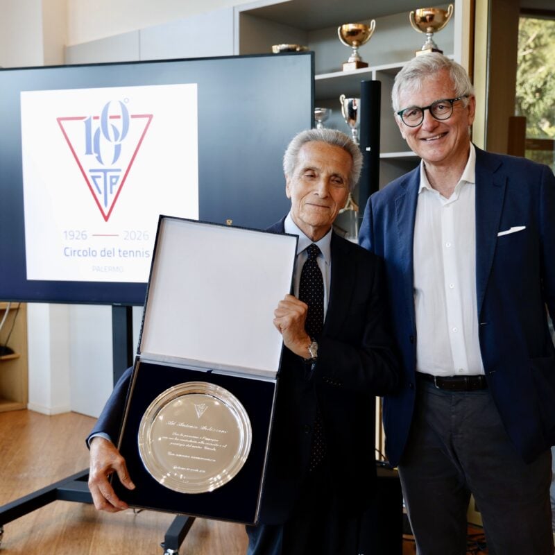 Piantumazione albero centenario e riconoscimento al socio benemerito Antonio Ardizzone