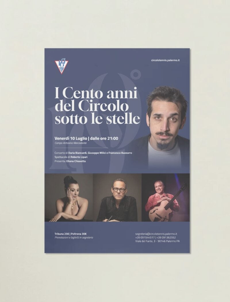 Serata evento in campo centrale