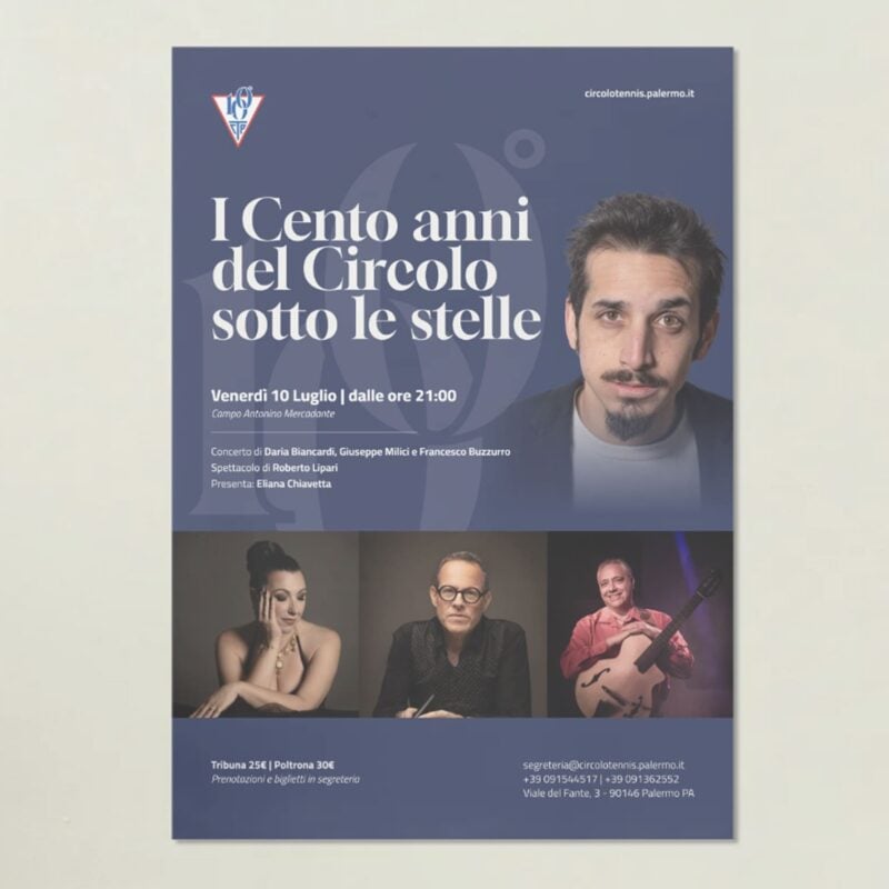 Serata evento in campo centrale