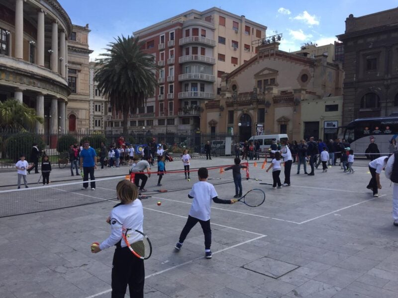 Il Tennis in piazza con Flavia Pennetta