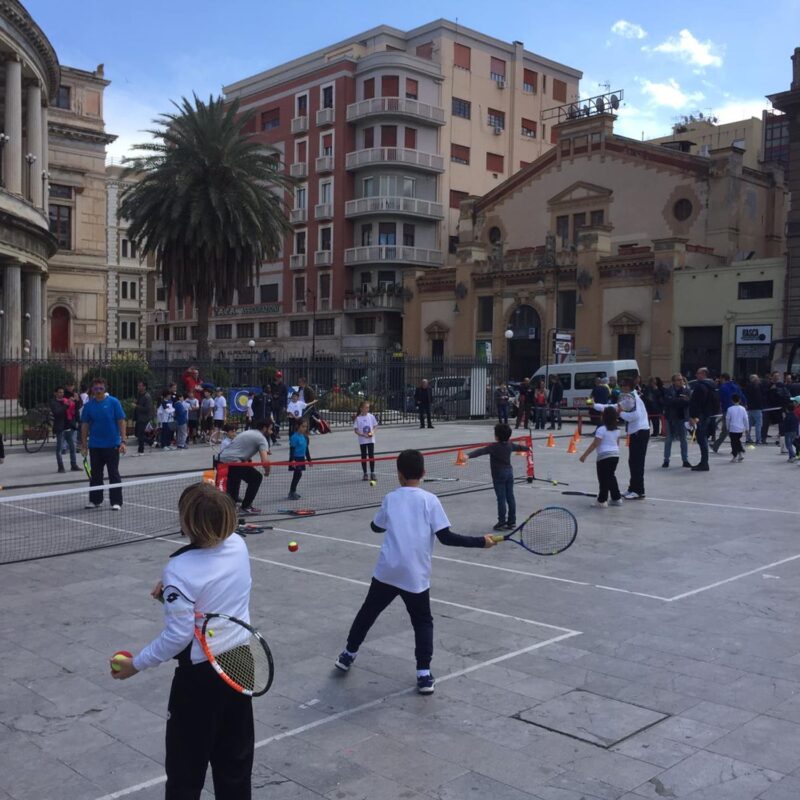 Il Tennis in piazza con Flavia Pennetta