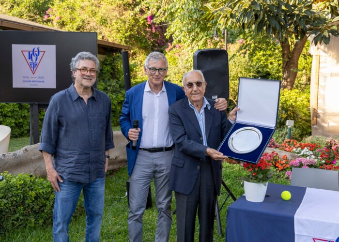 Eventi Centenario: Premio alla Carriera a Enrico Piacenti e il Tennis Raccontato dai libro con lo scrittore Marco Missiroli