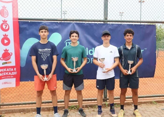Circuito Itf juniores: Carroccio finalista nel doppio a Skopje