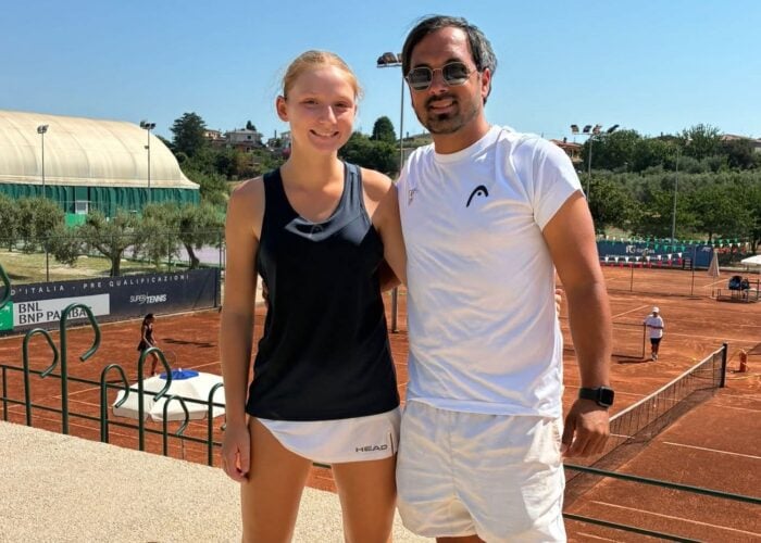 Freni agli ottavi di finale a Velletri, Tennis Europe under 14