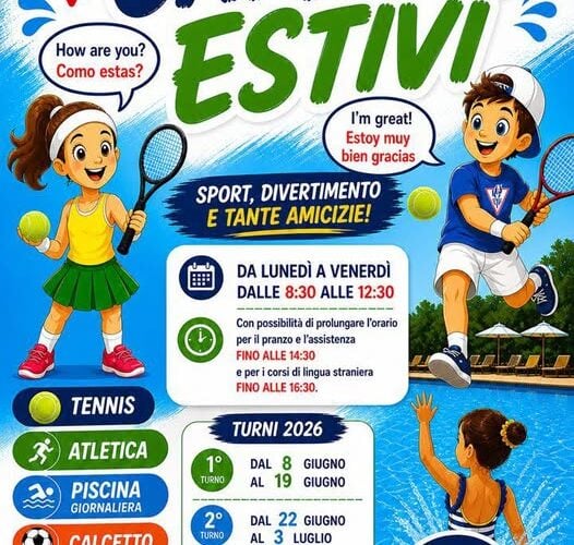 Campus Estivo 2026: manca sempre meno all’inizio, iscrizioni aperte anche agli esterni