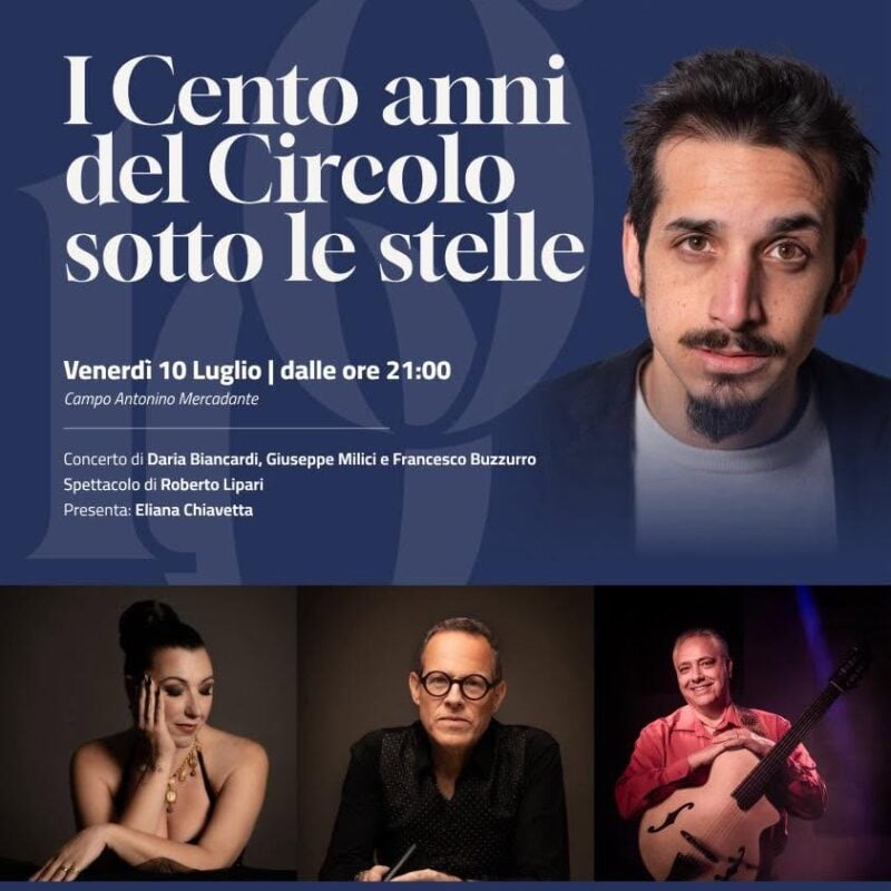 I Cento anni del Circolo sotto le stelle: due spettacoli in uno sul campo centrale