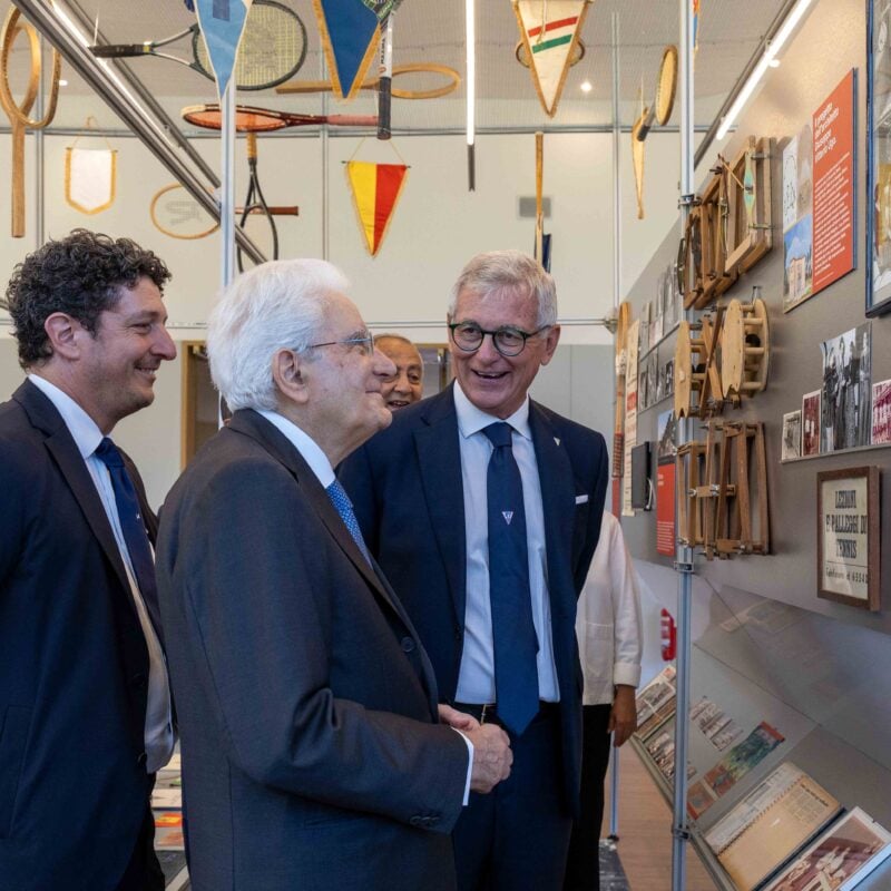 Il Presidente Mattarella al Ct Palermo