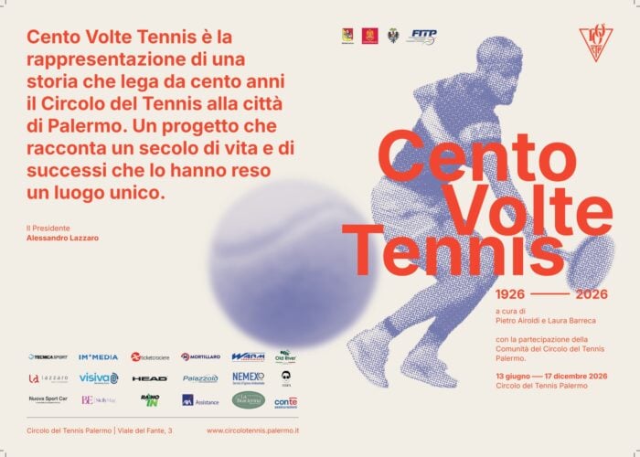 Mostra “100 Volte Tennis: 1926-2026”, progetto a cura di Pietro Airoldi e Laura Barreca