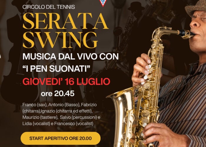 Musica dal vivo giovedì 16 luglio al Circolo