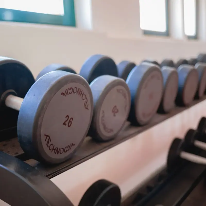 Servizio Palestra con l’istruttore di sala Fabrizio Scamarda