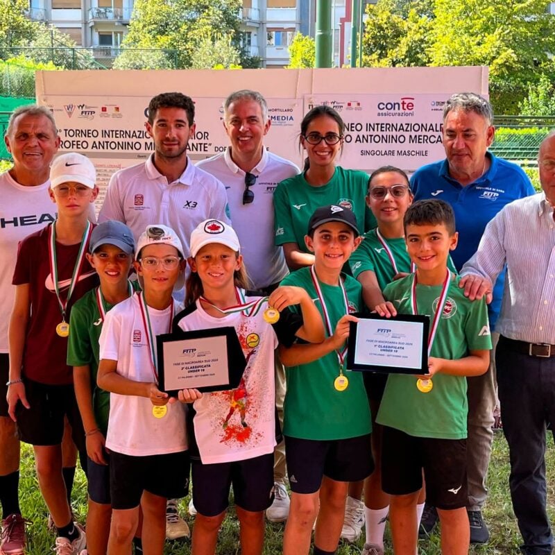 Conclusa al Circolo la fase di macroarea sud under 10 misto